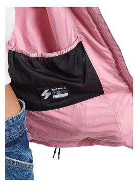 Giacca Superdry Spirit Puffer per Donna Rosa