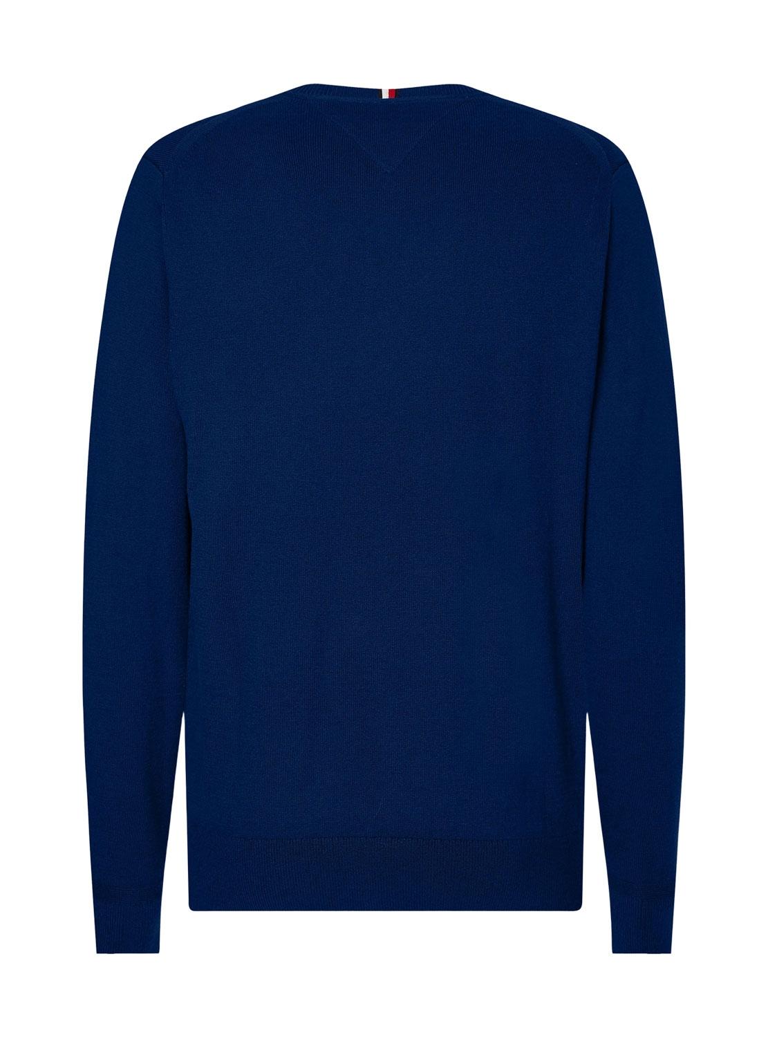 Pullover Tommy Hilfiger Basico per Uomo Blu Navy