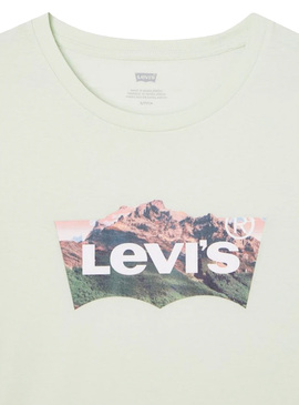T-Shirt Levis The Perfetto Estate Beige per Donna