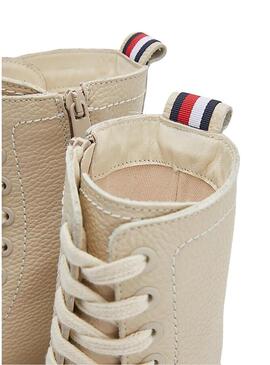 Stivale Tommy Hilfiger Monochromatic per Donna Beige