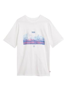 T-Shirt Levis Sstampata Relaxed Uomo Bianco