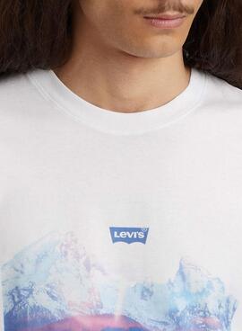 T-Shirt Levis Sstampata Relaxed Uomo Bianco