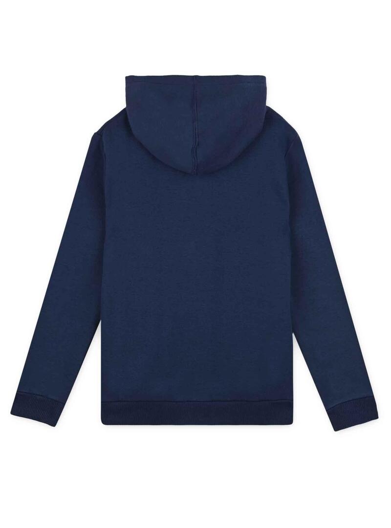 Felpa Levis Logo Batwing per Bambino Blu Navy