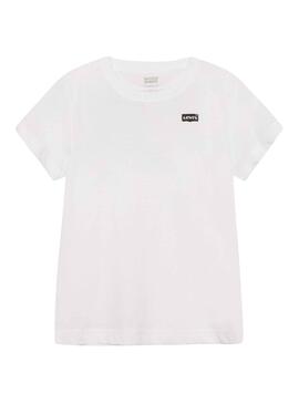 T-Shirt Levis Aurora boreale per Bambino Bianco