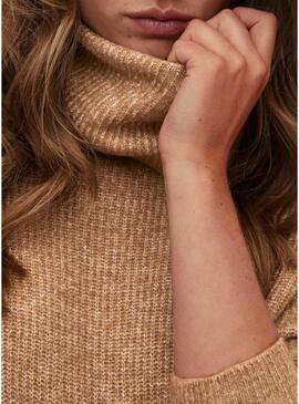 Pullover Vila Vicilia Long Donna Camel