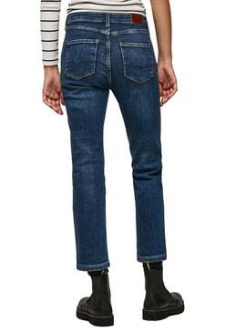 Jeans Pepe Jeans Dion 7/8 Donna Blu Navy