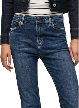 Jeans Pepe Jeans Dion 7/8 Donna Blu Navy