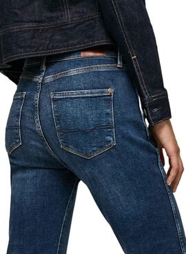 Jeans Pepe Jeans Dion 7/8 Donna Blu Navy