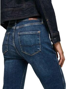 Jeans Pepe Jeans Dion 7/8 Donna Blu Navy