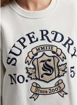 Vestito Superdry Pride In Craft per Donna Bianco