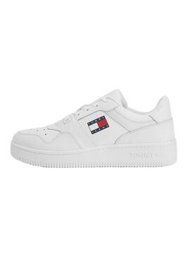 Sneakers Tommy Jeans Retro Cestello Uomo Bianco