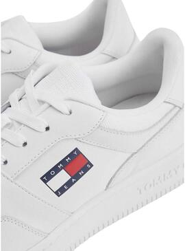 Sneakers Tommy Jeans Retro Cestello Uomo Bianco