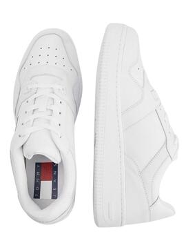 Sneakers Tommy Jeans Retro Cestello Uomo Bianco