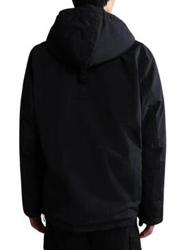 Giacca Anorak Napapijri Rainforesta Uomo Nero