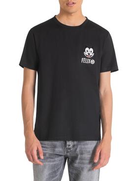 T-Shirt Antony Morato Felix The Gatto Nero