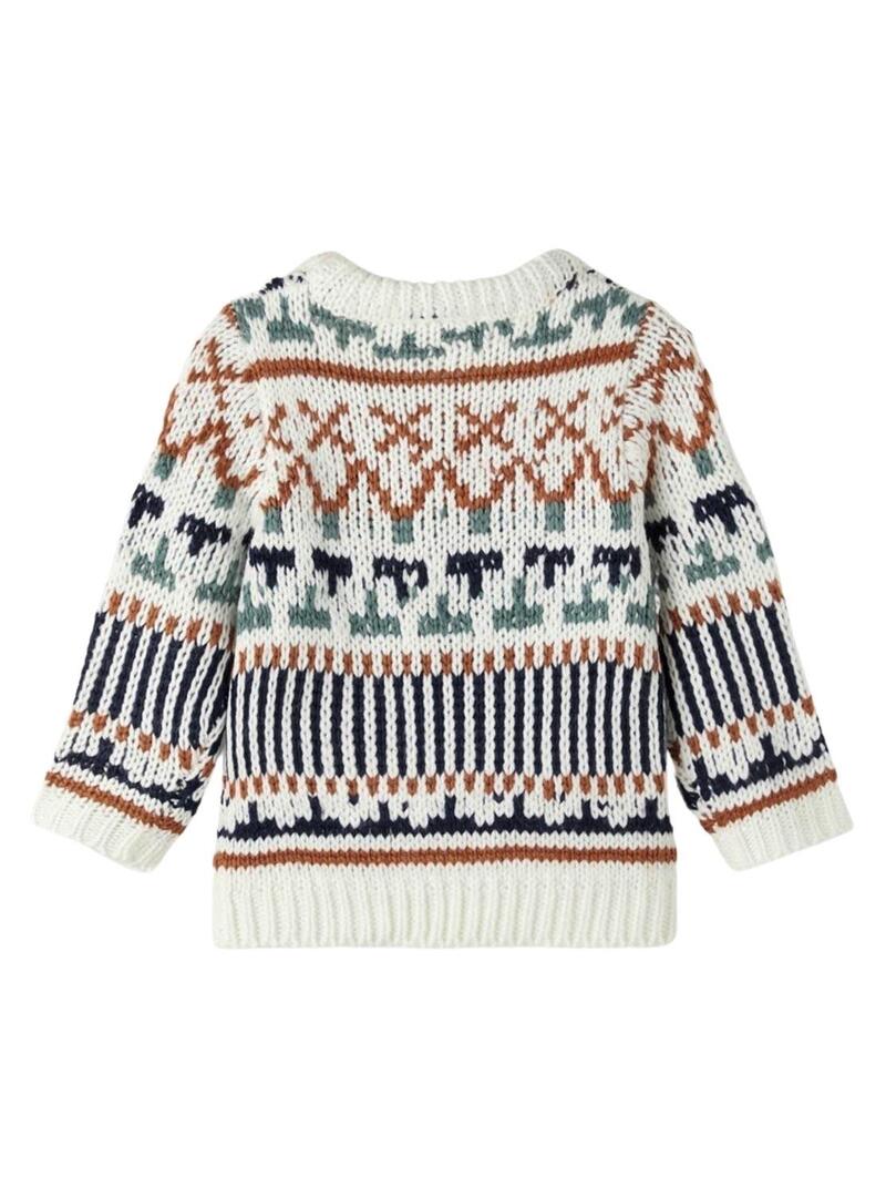 Pullover Name It Opale per Bambino Bianco