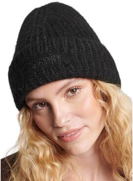 Cappello Superdry Ribbed Vintage Nero