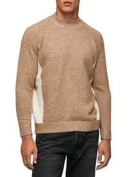 Pullover Pepe Jeans Monroi Beige per Uomo