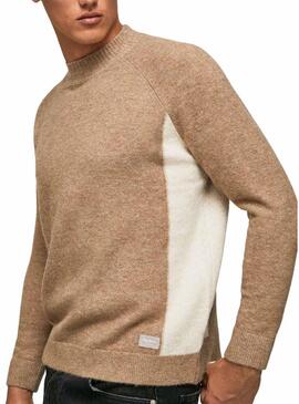 Pullover Pepe Jeans Monroi Beige per Uomo