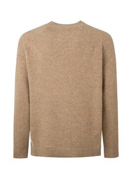 Pullover Pepe Jeans Monroi Beige per Uomo