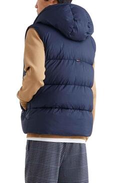 Gilet Tommy Hilfiger High Loft Uomo Blu Navy