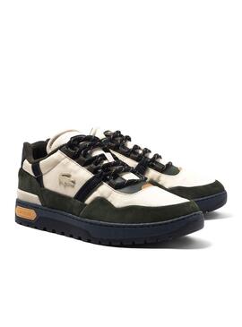 Sneakers Lacoste T-Clip per Uomo Neros