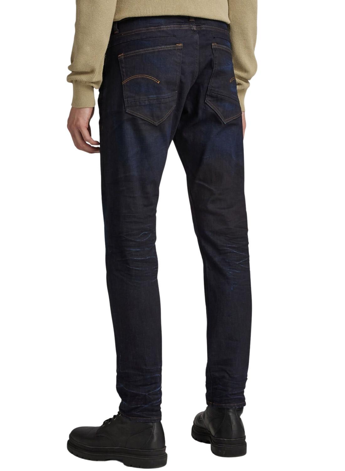 Pantaloni Jeans G-Star Staq Scuro per Uomo