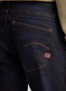 Pantaloni Jeans G-Star Staq Scuro per Uomo