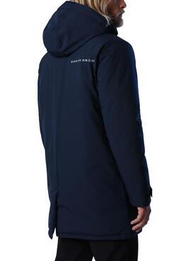 Parka North Sails Varberg Blu Navy per Uomo