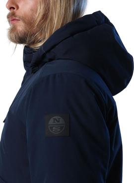 Parka North Sails Varberg Blu Navy per Uomo