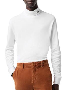 Pullover Lacoste Dolcevita per Uomo Bianco