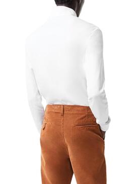 Pullover Lacoste Dolcevita per Uomo Bianco