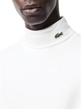 Pullover Lacoste Dolcevita per Uomo Bianco