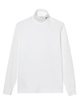 Pullover Lacoste Dolcevita per Uomo Bianco