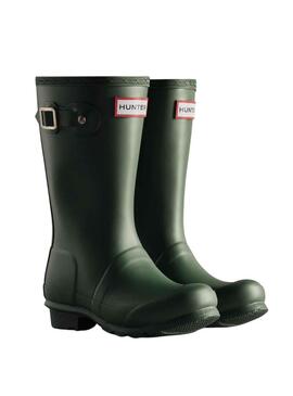 Stivale Hunter Original Junior per Bambina e Bambino Verde