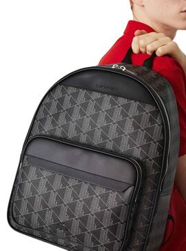 Zaino Lacoste Monogram  per Uomo Nero