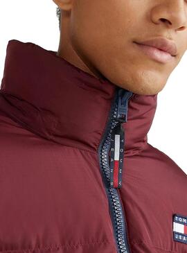 Giacca Tommy Jeans Alaska per Uomo Bordeaux