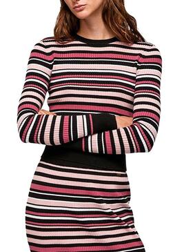 Pullover Pepe Jeans Tiffani Multicolore per Donna