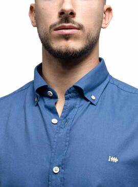 Camicia Klout Piqué Ultramar per Uomo Blu Navy