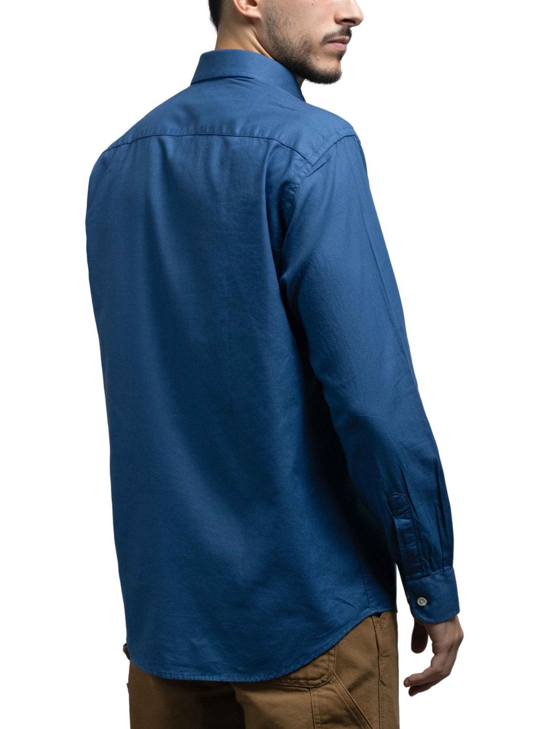 Camicia Klout Piqué Ultramar per Uomo Blu Navy