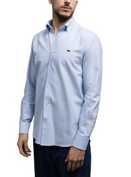 Camicia Klout Oxford Azzurro per Uomo