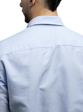 Camicia Klout Oxford Azzurro per Uomo