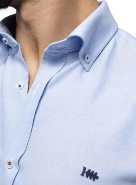 Camicia Klout Oxford Azzurro per Uomo