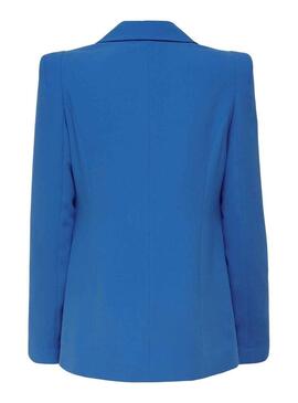 Blazer Only Gry Botones per Donna Blu Eléctrico