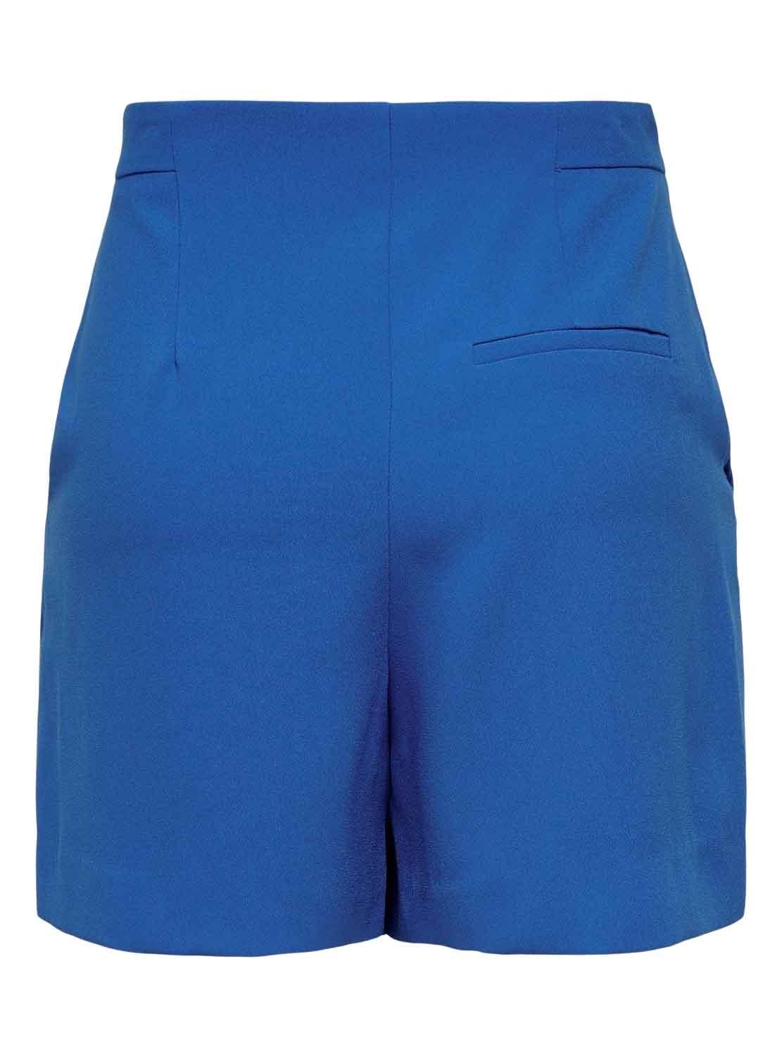 Shorts Only Gry Bottoni per Donna Blu Electric