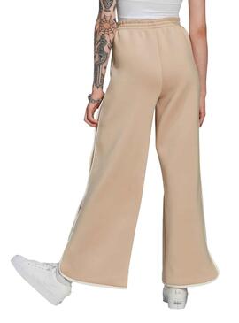 Pantaloni Adidas Apertura Laterale per Donna Beige