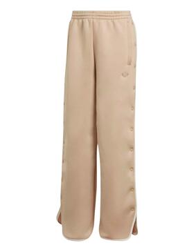 Pantaloni Adidas Apertura Laterale per Donna Beige