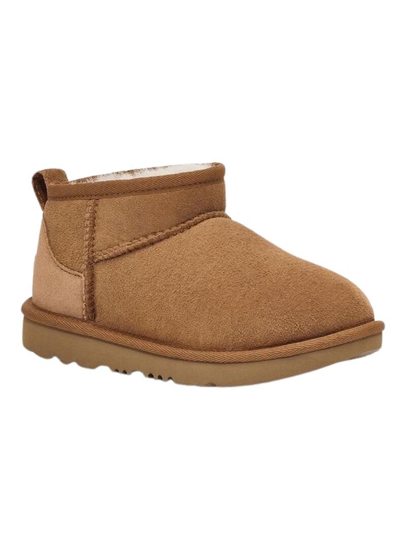 Stivali Ugg Classic Ultra mini Chestnut per bambino e bambina