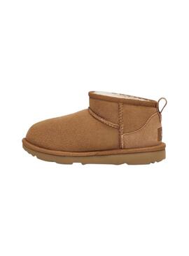 Stivali Ugg Classic Ultra mini Chestnut per bambino e bambina