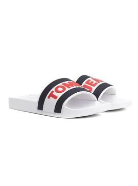 Infradito Tommy Jeans Core Biancos Uomo